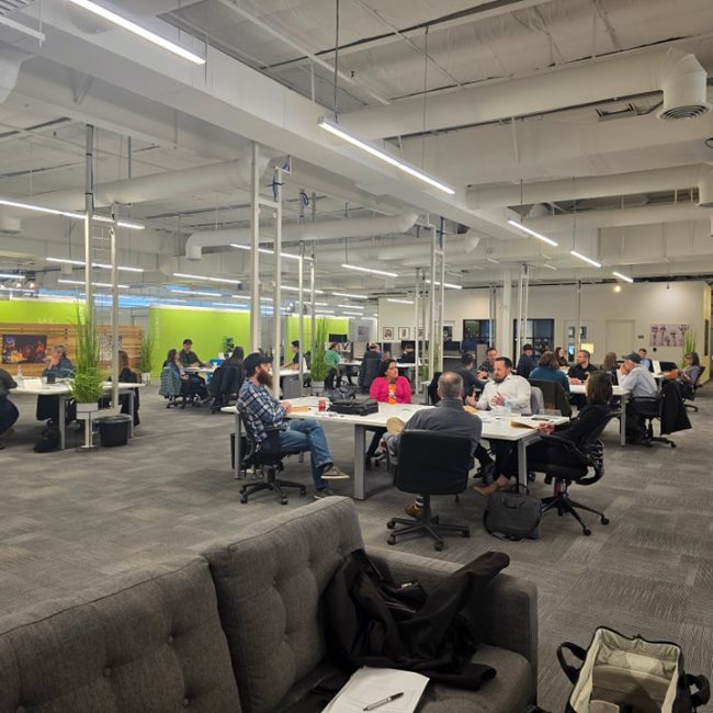 Members at mastermind connect group table