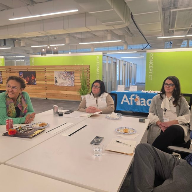 Members at mastermind connect group table