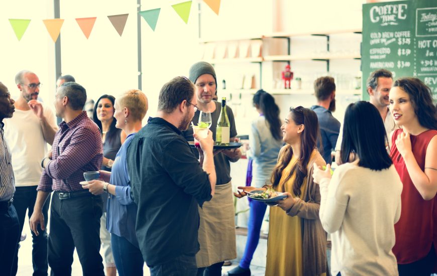 Party People Communication Talking Happiness Concept